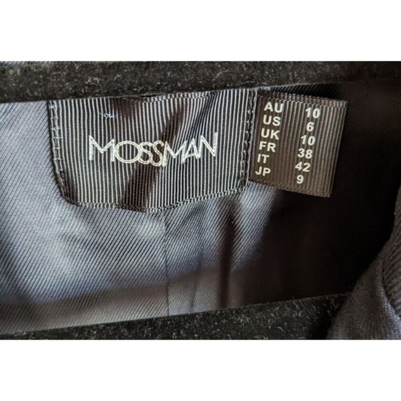 Mossman The Signature Blazer Jacket Navy Military Classic Double Breast Size 10 - Picture 11 of 12